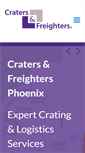 Mobile Screenshot of cratersandfreightersphoenix.com